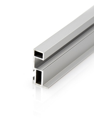 Профиль-ручка для системы Slim, хром матовый, 5,4м.